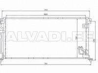 Mitsubishi Lancer 2003-2008 радиатор кондиционера РАДИАТОР КОНДИЦИОНЕРА для MITSUBISHI LANCER (CS...