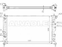 Opel Vectra (B) 1995-2003 РАДИАТОР ОХЛАЖДЕНИЯ РАДИАТОР ОХЛАЖДЕНИЯ для OPEL VECTRA B (SDN+HB+E...