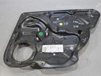Volkswagen Passat 2005-2010 Механизм стеклоподъемника, правый задний (эл) седан Запчасть код: 3C4839756F