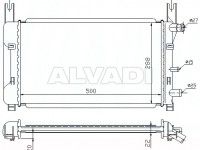 Ford Fiesta 1989-1995 РАДИАТОР ОХЛАЖДЕНИЯ РАДИАТОР ОХЛАЖДЕНИЯ для FORD FIESTA (GFJ/JAS/JB...