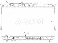 Hyundai Sonata (EF) 1998-2005 РАДИАТОР ОХЛАЖДЕНИЯ РАДИАТОР ОХЛАЖДЕНИЯ для HYUNDAI SONATA (EF) Тол...