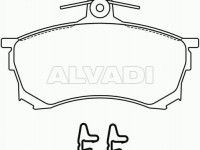 Mitsubishi Carisma 1995-2004 ТОРМОЗНЫЕ КОЛОДКИ ТОРМОЗНЫЕ КОЛОДКИ для MITSUBISHI CARISMA (DA0) ...