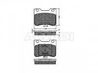Peugeot 106 1991-2003 ТОРМОЗНЫЕ КОЛОДКИ ТОРМОЗНЫЕ КОЛОДКИ для PEUGEOT 106 (1_) Место ус...