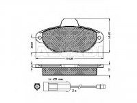 Fiat Cinquecento 1992-1998 ТОРМОЗНЫЕ КОЛОДКИ ТОРМОЗНЫЕ КОЛОДКИ для FIAT CINQUECENTO (170) Ме...