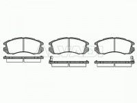 Subaru Impreza 1992-2001 ТОРМОЗНЫЕ КОЛОДКИ ТОРМОЗНЫЕ КОЛОДКИ для SUBARU IMPREZA (GC/GF) We...