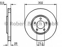 Chrysler Voyager / Town & Country 2000-2008 ТОРМОЗНОЙ ДИСК ТОРМОЗНОЙ ДИСК для CHRYSLER VOYAGER IV (S_), 20...