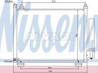 Suzuki Ignis 2003-2008 радиатор кондиционера РАДИАТОР КОНДИЦИОНЕРА для SUZUKI IGNIS (FH) Тол...
