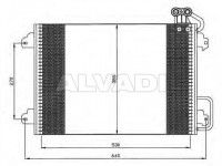 Renault Megane 1996-2002 радиатор кондиционера РАДИАТОР КОНДИЦИОНЕРА для RENAULT MEGANE (BA/DA...