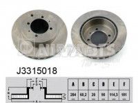 Mitsubishi Galant 1992-1996 ТОРМОЗНОЙ ДИСК ТОРМОЗНОЙ ДИСК для MITSUBISHI GALANT (E50) Тип ...
