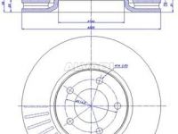 Dodge Caravan 2001-2007 ТОРМОЗНОЙ ДИСК ТОРМОЗНОЙ ДИСК для DODGE CARAVAN (RG/RS), 2023-...