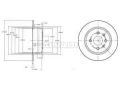 Opel Astra (F) 1991-2002 ТОРМОЗНОЙ ДИСК ТОРМОЗНОЙ ДИСК для OPEL ASTRA F Местоположение:...
