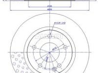 Mercedes-Benz Vaneo (W414) 2001-2005 ТОРМОЗНОЙ ДИСК ТОРМОЗНОЙ ДИСК для Mercedes-Benz VANEO (W414) Т...