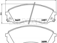 Kia Carnival 2006-2014 ТОРМОЗНЫЕ КОЛОДКИ ТОРМОЗНЫЕ КОЛОДКИ для KIA CARNIVAL (UVP) Wear W...