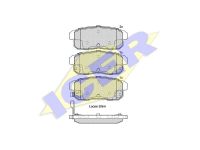 Suzuki Ignis 2003-2008 ТОРМОЗНЫЕ КОЛОДКИ ТОРМОЗНЫЕ КОЛОДКИ для SUZUKI IGNIS (FH) Axle Ve...