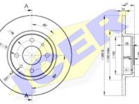 Alfa-Romeo 145 1994-2001 ТОРМОЗНОЙ ДИСК ТОРМОЗНОЙ ДИСК для ALFA ROMEO 145/146 (930) Сто...