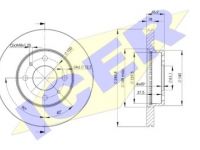Nissan Almera (N15) 1995-2000 ТОРМОЗНОЙ ДИСК ТОРМОЗНОЙ ДИСК для NISSAN ALMERA (N15) Тип торм...