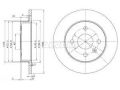 Opel Meriva (A) 2003-2010 ТОРМОЗНОЙ ДИСК ТОРМОЗНОЙ ДИСК для OPEL MERIVA Местоположение: ...