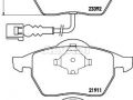 Audi TT (8N) 1998-2006 ТОРМОЗНЫЕ КОЛОДКИ ТОРМОЗНЫЕ КОЛОДКИ для AUDI TT (8N) Brake Type: ...