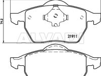 Audi TT (8N) 1998-2006 ТОРМОЗНЫЕ КОЛОДКИ ТОРМОЗНЫЕ КОЛОДКИ для AUDI TT (8N) Место устано...