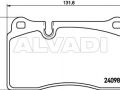 Audi TT (8J) 2006-2014 ТОРМОЗНЫЕ КОЛОДКИ ТОРМОЗНЫЕ КОЛОДКИ для AUDI TT (8J) Составные ча...