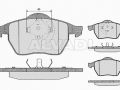 Audi A4 (B5) 1994-2001 ТОРМОЗНЫЕ КОЛОДКИ ТОРМОЗНЫЕ КОЛОДКИ для AUDI A4 (B5) SDN/AVANT Ме...