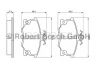 Alfa-Romeo 145 1994-2001 ТОРМОЗНЫЕ КОЛОДКИ ТОРМОЗНЫЕ КОЛОДКИ для ALFA ROMEO 145/146 (930) ...