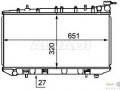 Nissan Sunny (N14) 1990-1995 РАДИАТОР ОХЛАЖДЕНИЯ РАДИАТОР ОХЛАЖДЕНИЯ для NISSAN SUNNY (N14) SEDA...
