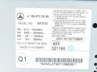 Mercedes-Benz A (W169) CD / Радио / Телефон Запчасть код: A1698700689
Тип кузова: 5-ust luu...