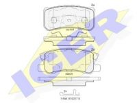 Peugeot 4007 2007-2012 ТОРМОЗНЫЕ КОЛОДКИ ТОРМОЗНЫЕ КОЛОДКИ для PEUGEOT 4007 (V_) Axle Ve...