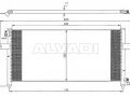 Nissan Pick Up / Navara / NP300 (D22) 1998-2014 радиатор кондиционера РАДИАТОР КОНДИЦИОНЕРА для NISSAN PICK UP(DOUBLE...