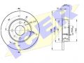 Fiat Albea, Siena 1996-2012 ТОРМОЗНОЙ ДИСК ТОРМОЗНОЙ ДИСК для FIAT ALBEA WEEKEND II (178) ...