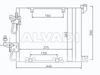 Opel Astra (G) 1998-2005 радиатор кондиционера РАДИАТОР КОНДИЦИОНЕРА для OPEL ASTRA G Качество...
